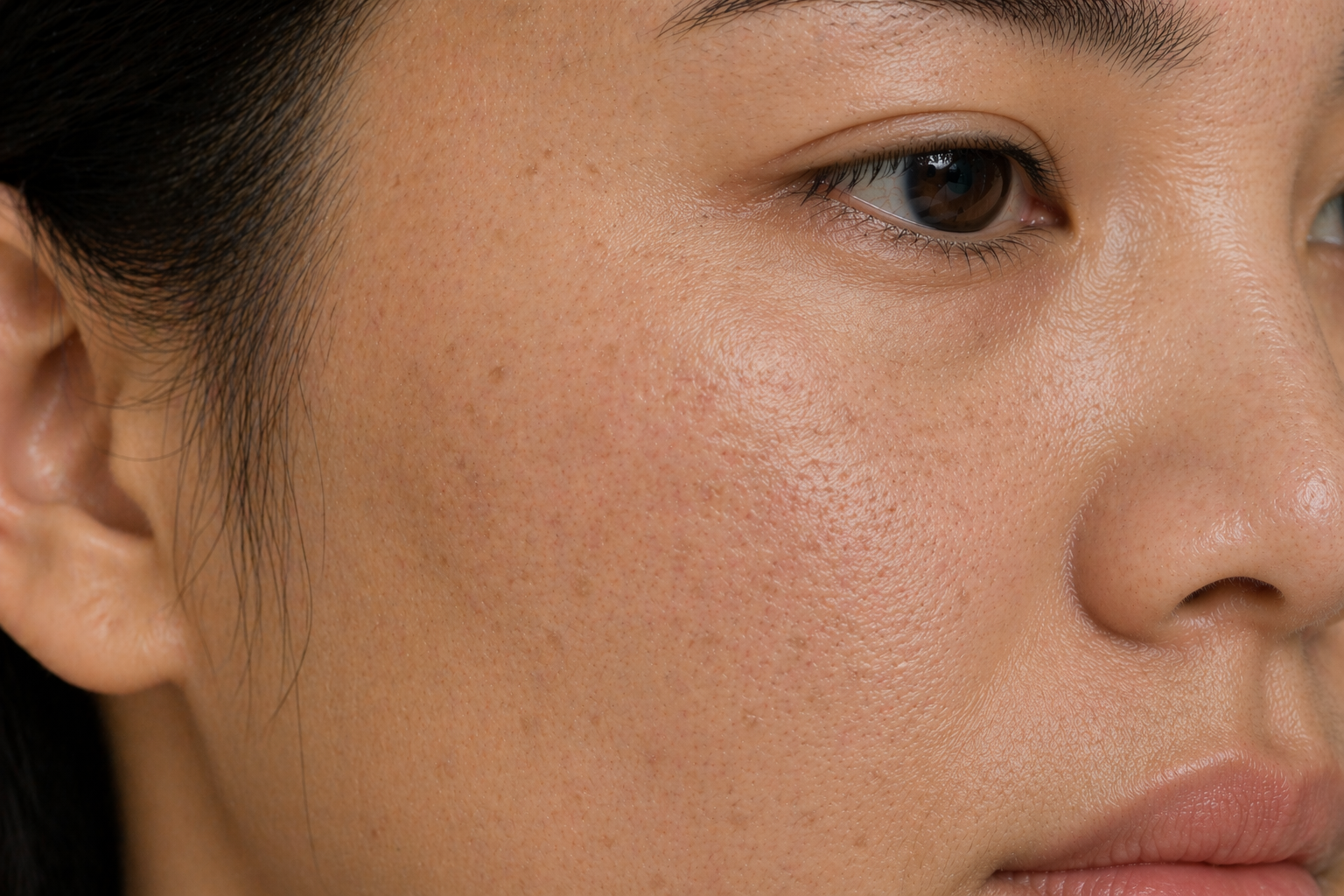 Uneven skin texture