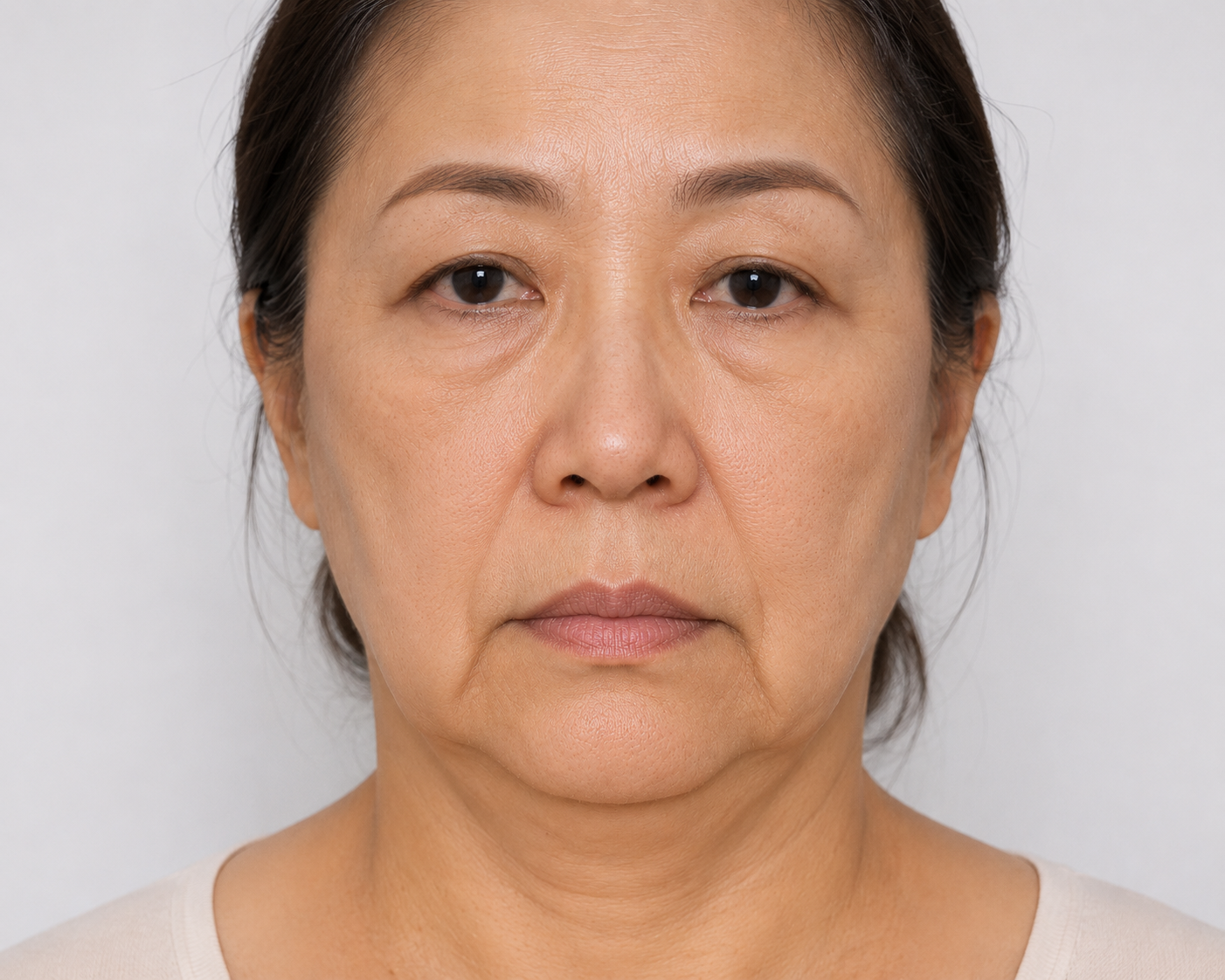 Loss of facial structure